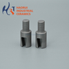 Silicon Nitride Ceramic Threaded Pull Head Custom Si3N4 Eyelet Puller Part Precision Machined