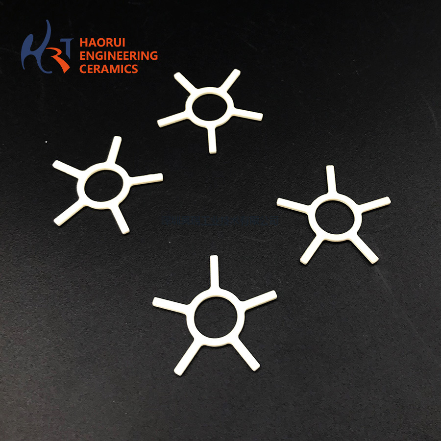Alumina Ceramic Star Wheel & Wire Guide Disc for Winding and Textile Machines | Wear-Resistant Al2O3