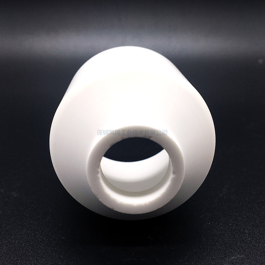 95% Alumina Ceramic Bottle-Shaped Insulator | Hollow Al2O3 Cup & Sensor Cover Parts