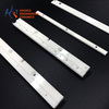 Custom Zirconia Ceramic Strip Parts | Slotted ZrO2 Machined Bars for Precision Fixtures