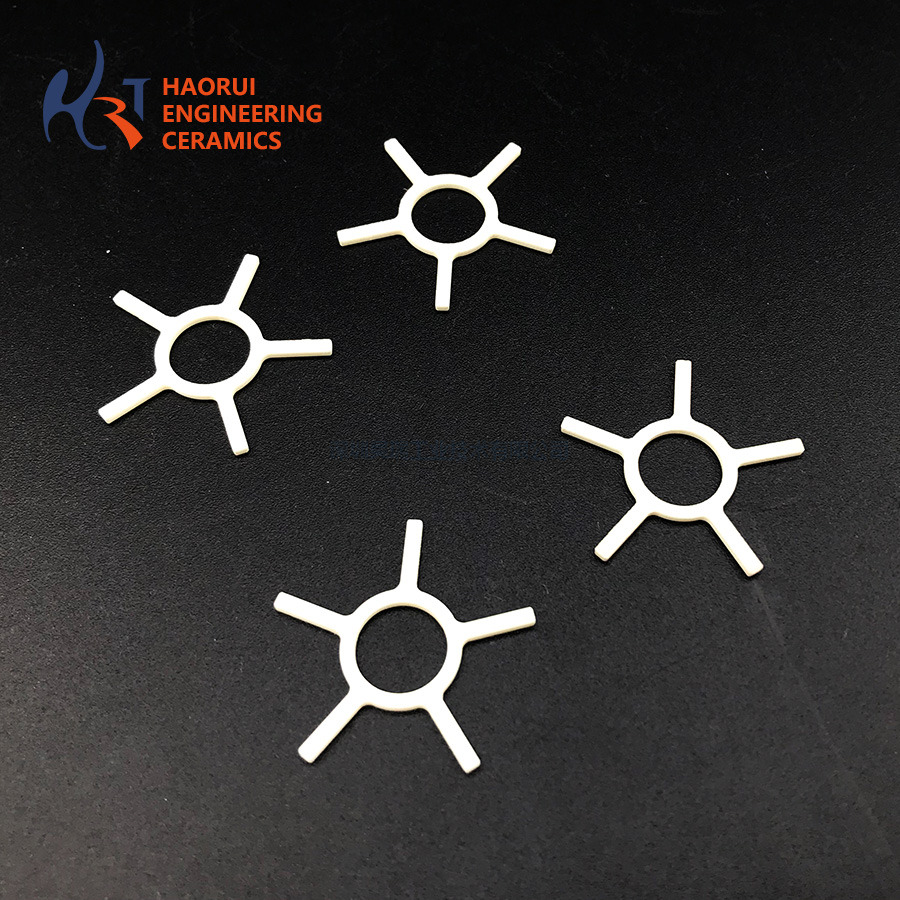 Alumina Ceramic Star Wheel & Wire Guide Disc for Winding and Textile Machines | Wear-Resistant Al2O3
