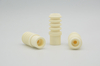 Alumina Ceramic Ribbed Insulator | Corrugated Al2O3 Insulation Sleeve for Heating Elements & Sensors