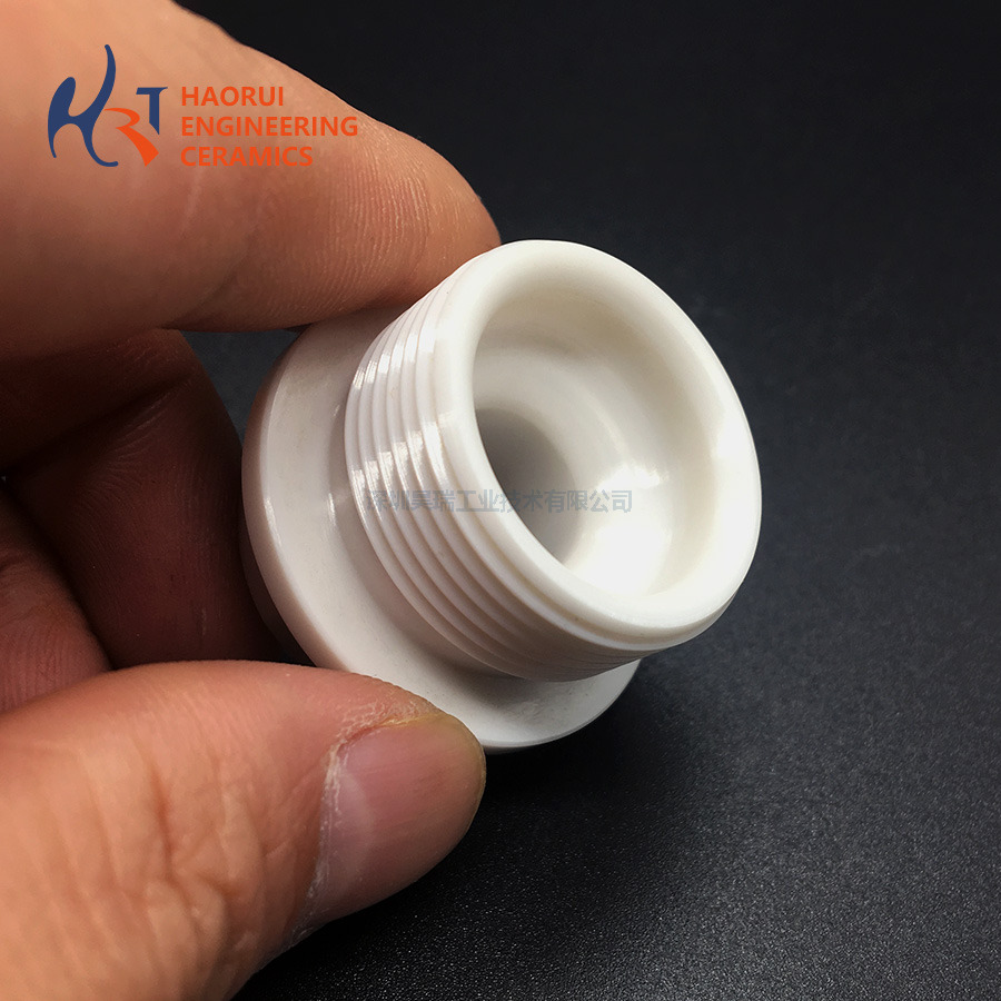 Custom Zirconia Ceramic Threaded Parts | Precision ZrO₂ Ceramic Thread Components Manufacturer