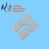 White Zirconia Ceramic Grooved Insert Blocks | ZrO2 Serrated Gripper Blocks