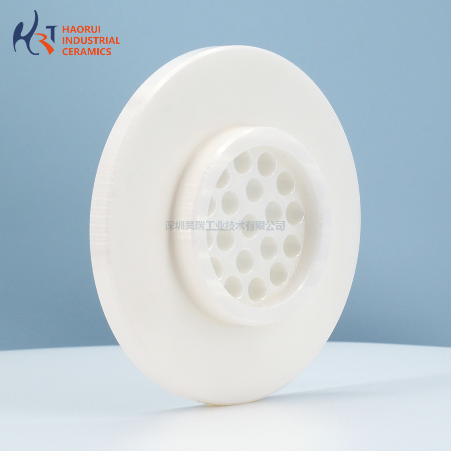 Zirconia Ceramic Perforated Screen Disc | Multi-Hole ZrO2 Filter Plate 01.759.001