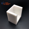 White Zirconia Ceramic U-Channel Base | Custom ZrO2 Fixture Base Block