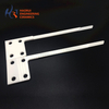 White Zirconia Ceramic L-Shaped Tines | ZrO2 Support Teeth for Photovoltaic Wafer Handling