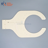 Custom Alumina Ceramic Tines Fork Arm for Semiconductor Industrial Wafer Handling | High Precision Al2O3 Ceramic Components