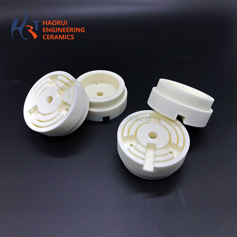 Custom Alumina Ceramic Structural Parts High Precision CNC Machined Al2O3 Ceramic Components