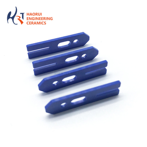 Blue Zirconia Ceramic Slotted Fork Bars | ZrO2 Fiber Fork Arms for Splicers