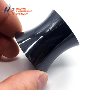Silicon Nitride Ceramic Curved Guide Wheel Polished Si3N4 Arc Surface Roller for Wire and Tube Guiding