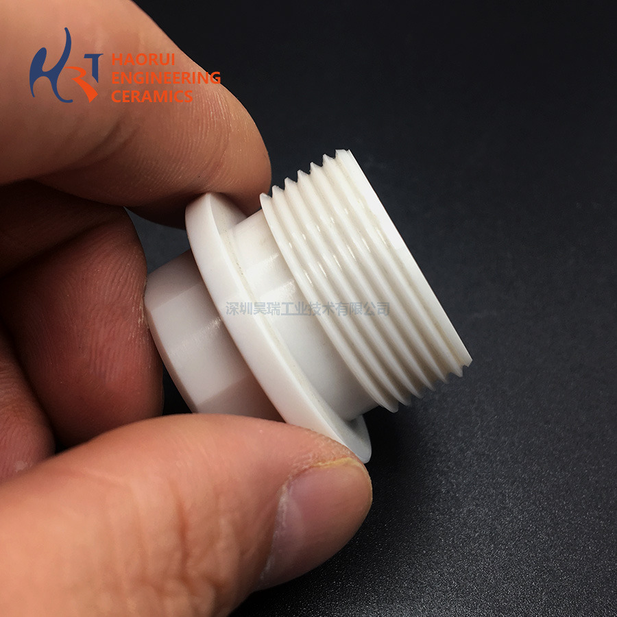 Custom Zirconia Ceramic Threaded Parts | Precision ZrO₂ Ceramic Thread Components Manufacturer