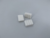 White Zirconia Ceramic Grooved Insert Blocks | ZrO2 Serrated Gripper Blocks