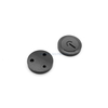 Black Zirconia Ceramic Disc | ZrO2 Rotor Plate with Grooves & Holes