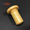 Yellow Mg-PSZ Ceramic Flanged Plunger | Magnesia Stabilised ZrO2 Piston