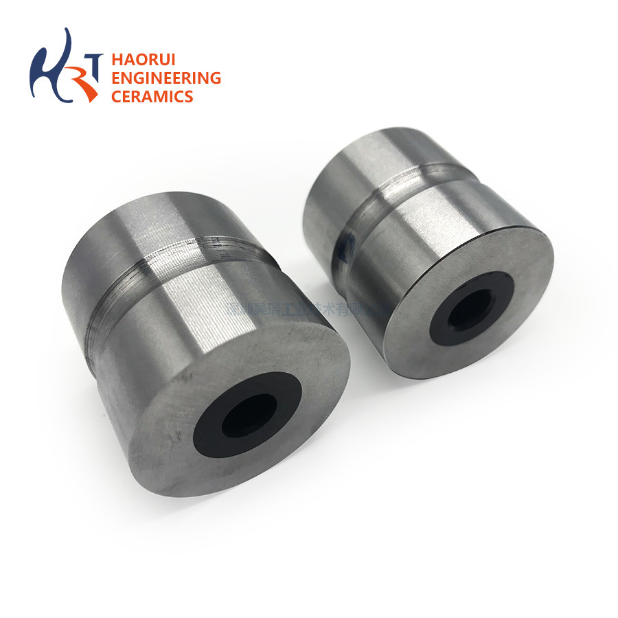 Steel Silicon Nitride Composite Guide Roller Ceramic Insert Wheel Hybrid Metal Ceramic Roller Custom