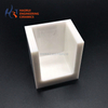 White Zirconia Ceramic U-Channel Base | Custom ZrO2 Fixture Base Block