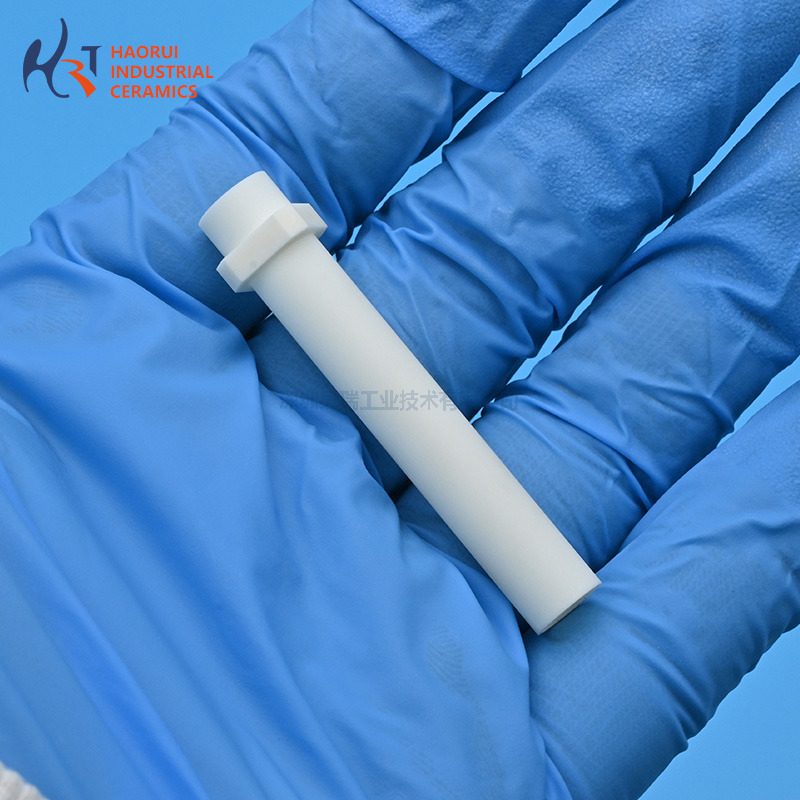 Alumina Ceramic Nozzle Insulating Sleeve | Wear & Heat Resistant Ceramic Spacer for Welding and Spray Guns