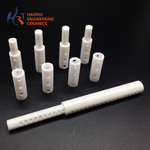  Zirconia Ceramic Valve Plunger | Custom ZrO2 Valve Core with Cross Holes for Fluid Control