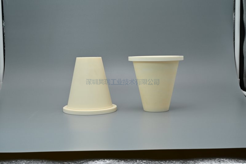 Custom Alumina Ceramic Conical Sleeve | Tapered Al2O3 Ceramic Bushing & Cone Parts