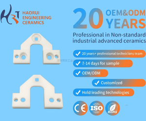 OEM Precision Zirconia Ceramic Mechanical Parts CNC Machined Industrial Ceramic Components