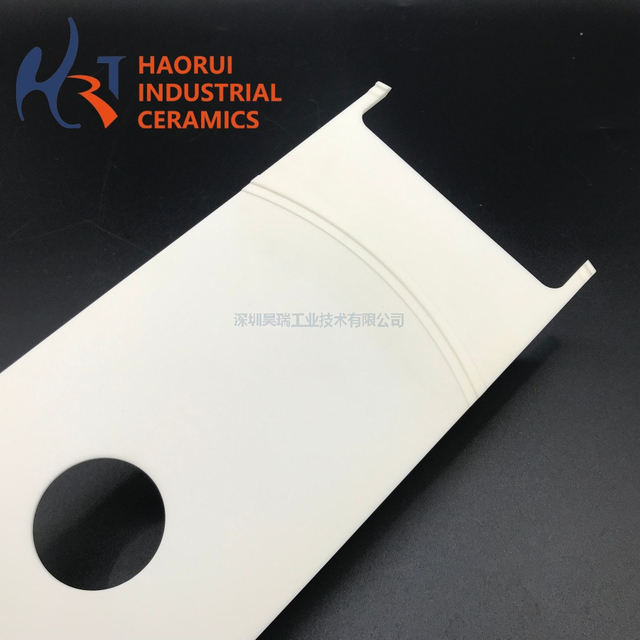 Custom Al2O3 Ceramic Fork Arm Industrial Semiconductor Ceramic Components