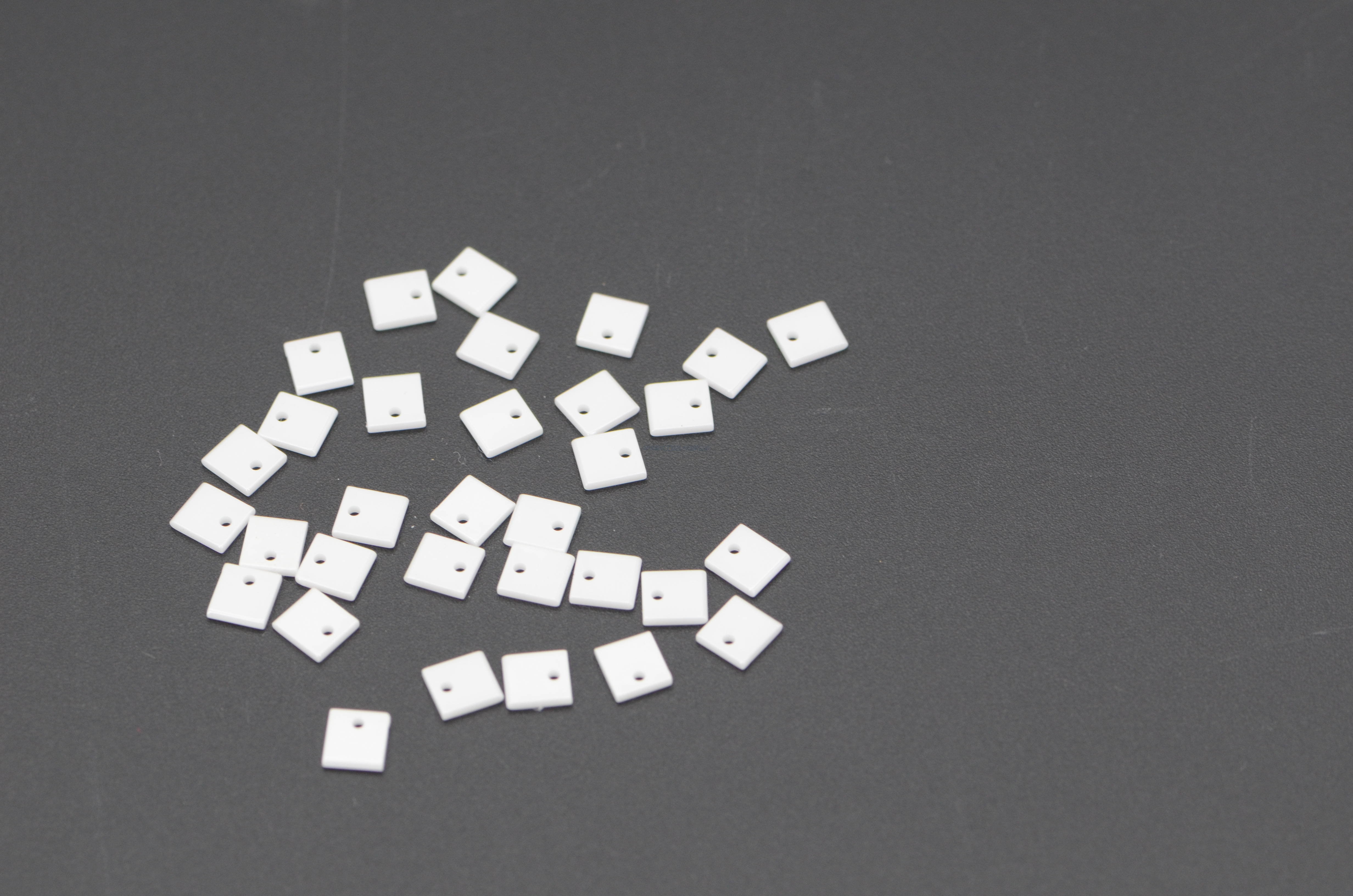 Zirconia Ceramic Slotted Press Disc | Perforated ZrO2 Stamping Disc