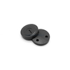Black Zirconia Ceramic Disc | ZrO2 Rotor Plate with Grooves & Holes