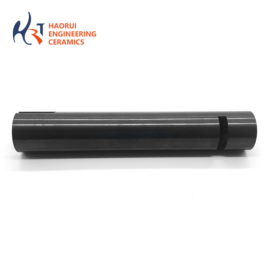 Silicon Nitride Ceramic Stepped Tubes | Custom Si3N4 Structural Cylinders with Slots