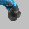 Silicon Nitride Ceramic Stepped Disc Custom Si3N4 Plunger Base Large Diameter Machined Component