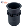 Silicon Nitride Ceramic Grooved Ring Tube Large Si3N4 Slotted Cylinder Custom Industrial Component